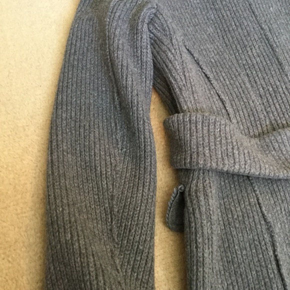 Italian luxury knit wool midi coat - Picture 7 of 9